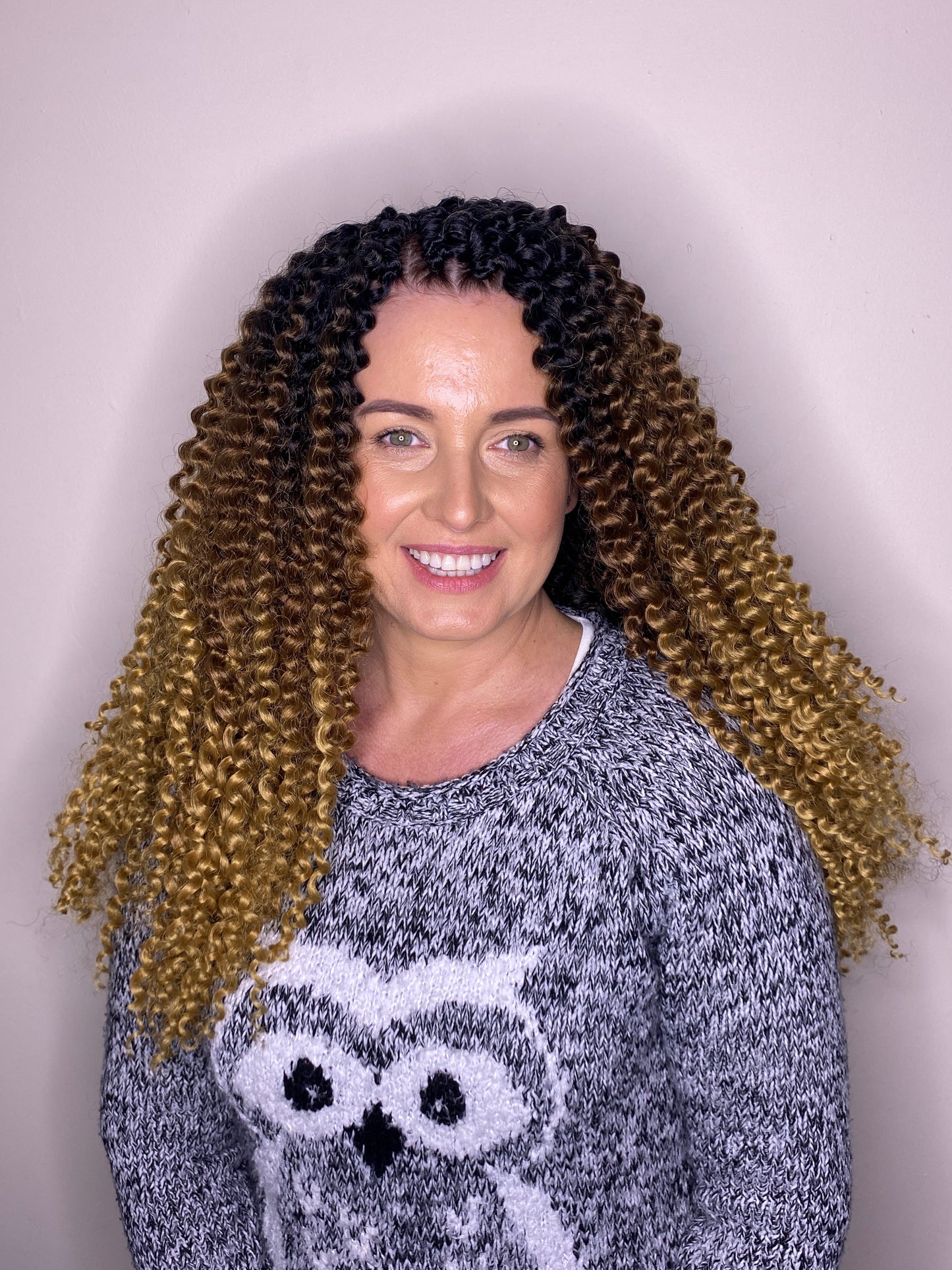 Passion Twist Synthetic Water Wave Crochet Hair 6 Packs (18inch T1B/30/27#)